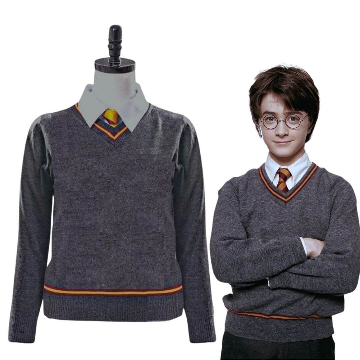 GENERICO - Chompa Gryffindor Harry Potter Unisex Traje - Tallas 4 hasta XL