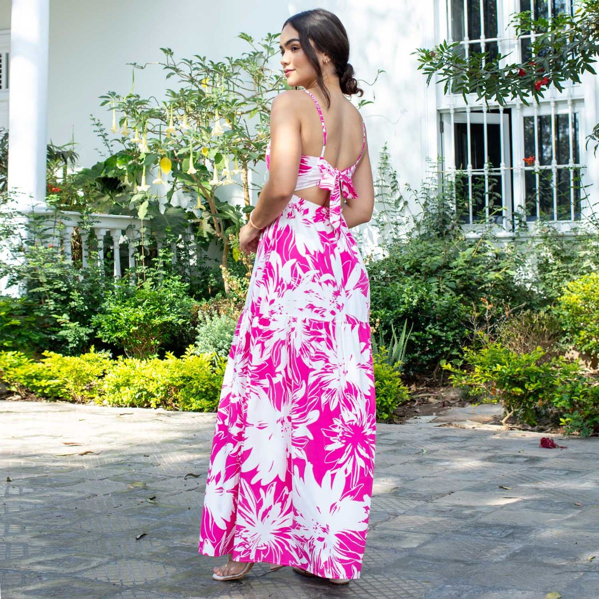 JAROLA - Maxi Vestido Seda Jarola Natalia