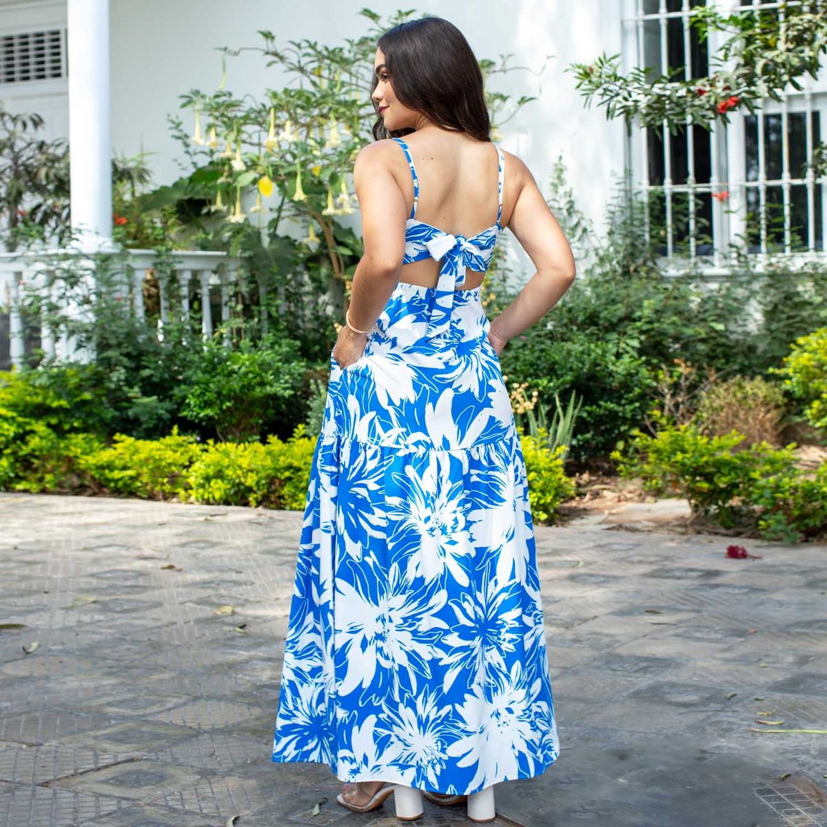 JAROLA - Maxi Vestido Seda Jarola Natalia