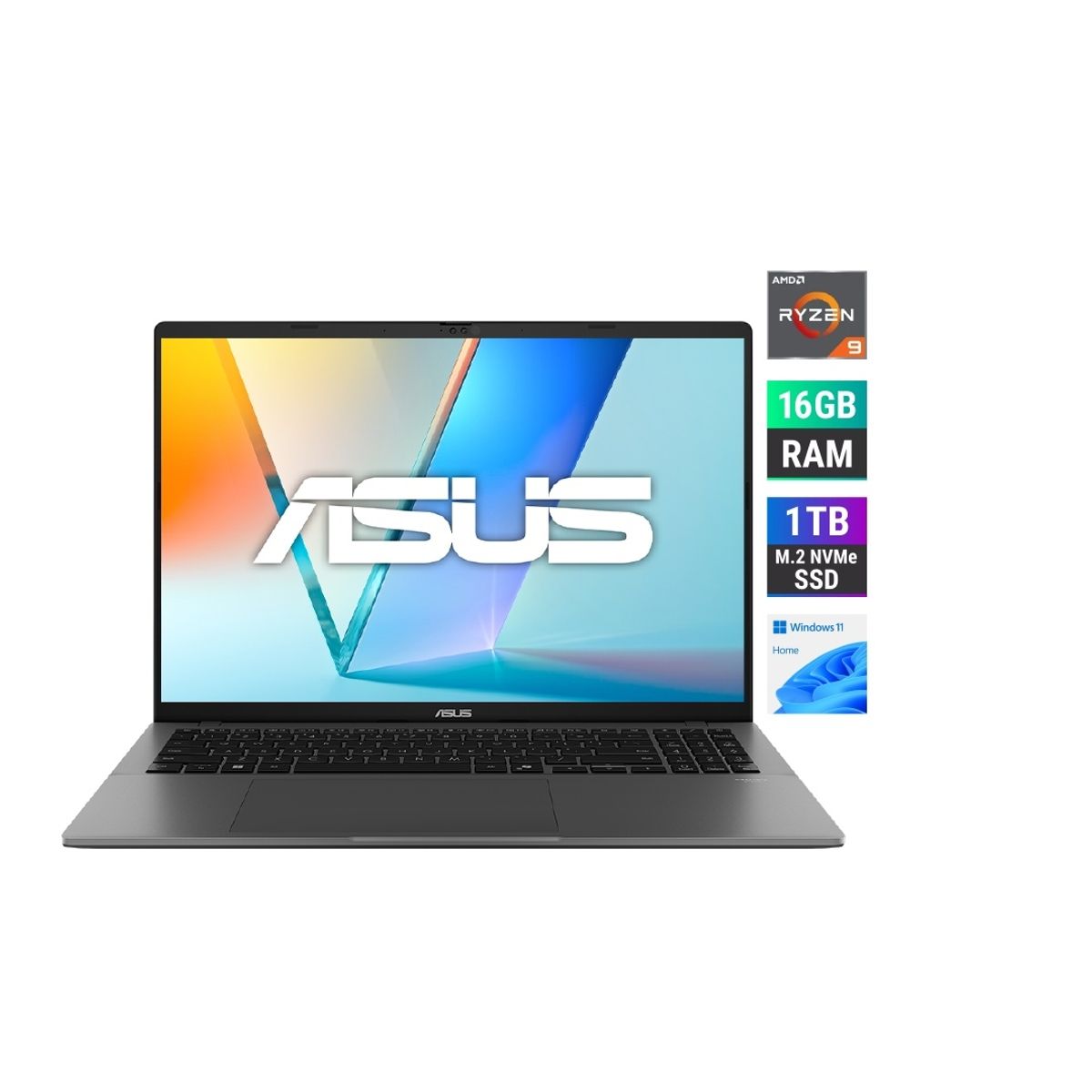 ASUS - Laptop ASUS Vivobook S16 R9 16GB RAM 1TB SSD W11 16