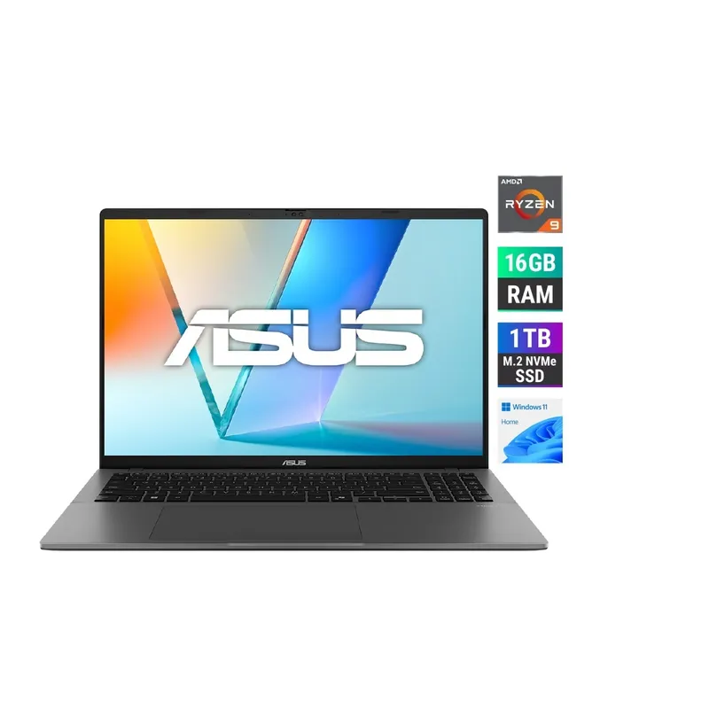 ASUS - Laptop ASUS Vivobook S16 R9 16GB RAM 1TB SSD W11 16