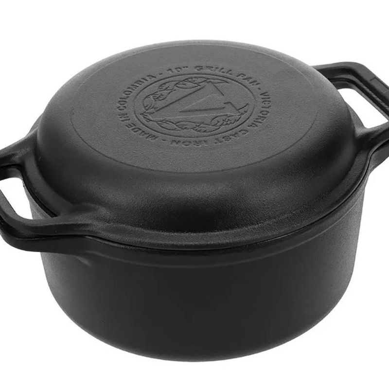 VICTORIA - Olla 6Qt Combo Cooker c/T Hierro 5.7 Lt Esmaltado