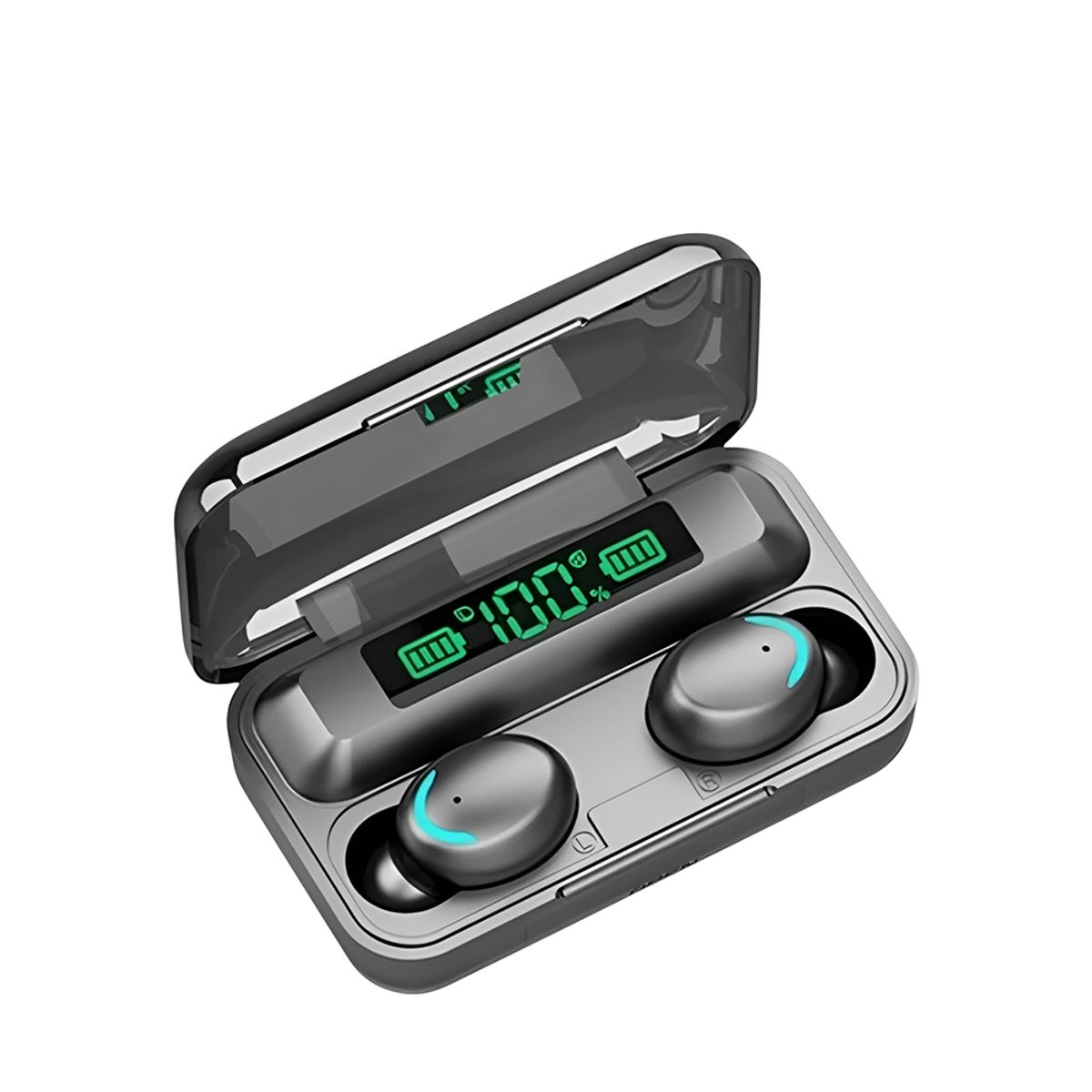 GENERICO - Audífonos Bluetooth F9-5 + Mochila Porta Laptop Impermeable Usb Negro