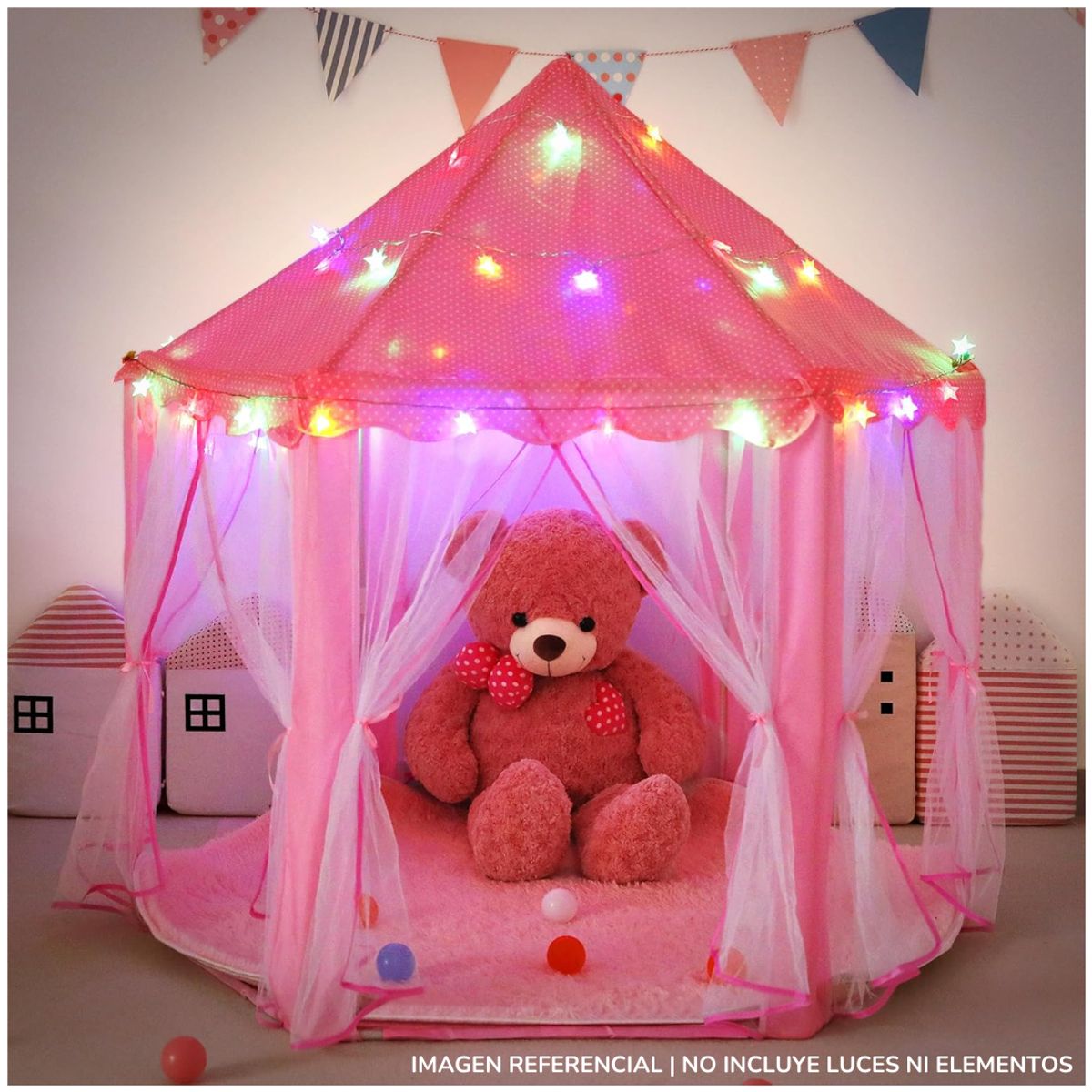 INSPIRA - Carpa Castillo Princesa Portatil para Niñas
