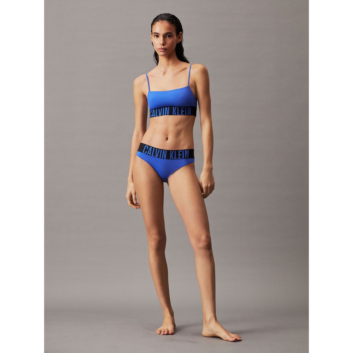 CALVIN KLEIN - PANTY MICRO/LACE BAND - THONG