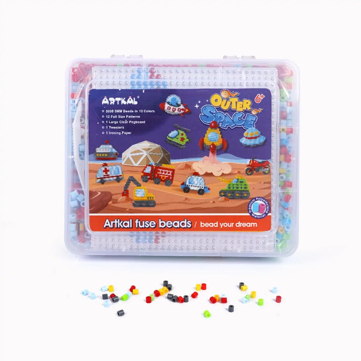 ARTKAL - Caja con beads 5mm modelo OUTER SPACE - ARTKAL