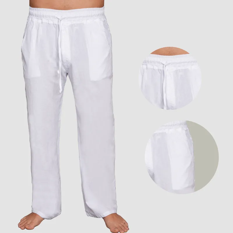 FORBER - Pantalón Blanco Largo Hombre