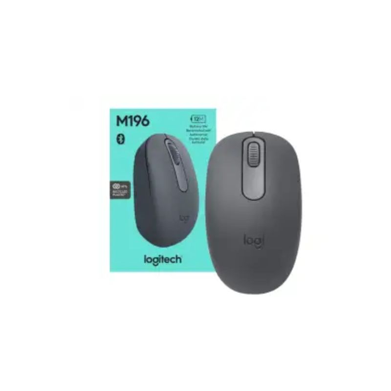 LOGITECH - Mouse Logitech M196 Bluetooth Gris