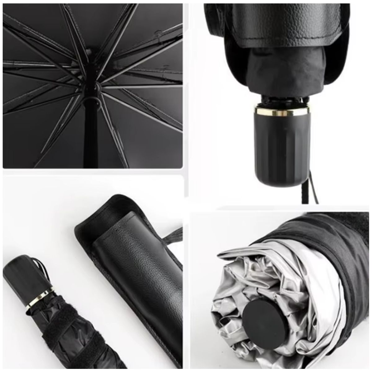 INSPIRA - Sombrilla plegable para auto para proteccion UV