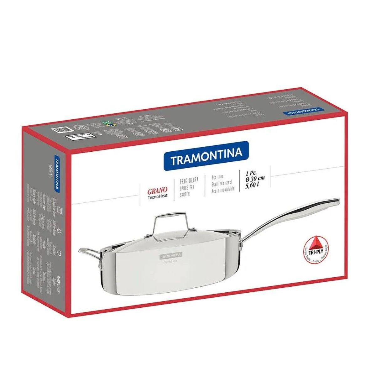 TRAMONTINA - Sarten Acero Inoxidable 30Cm Grano - 10145677