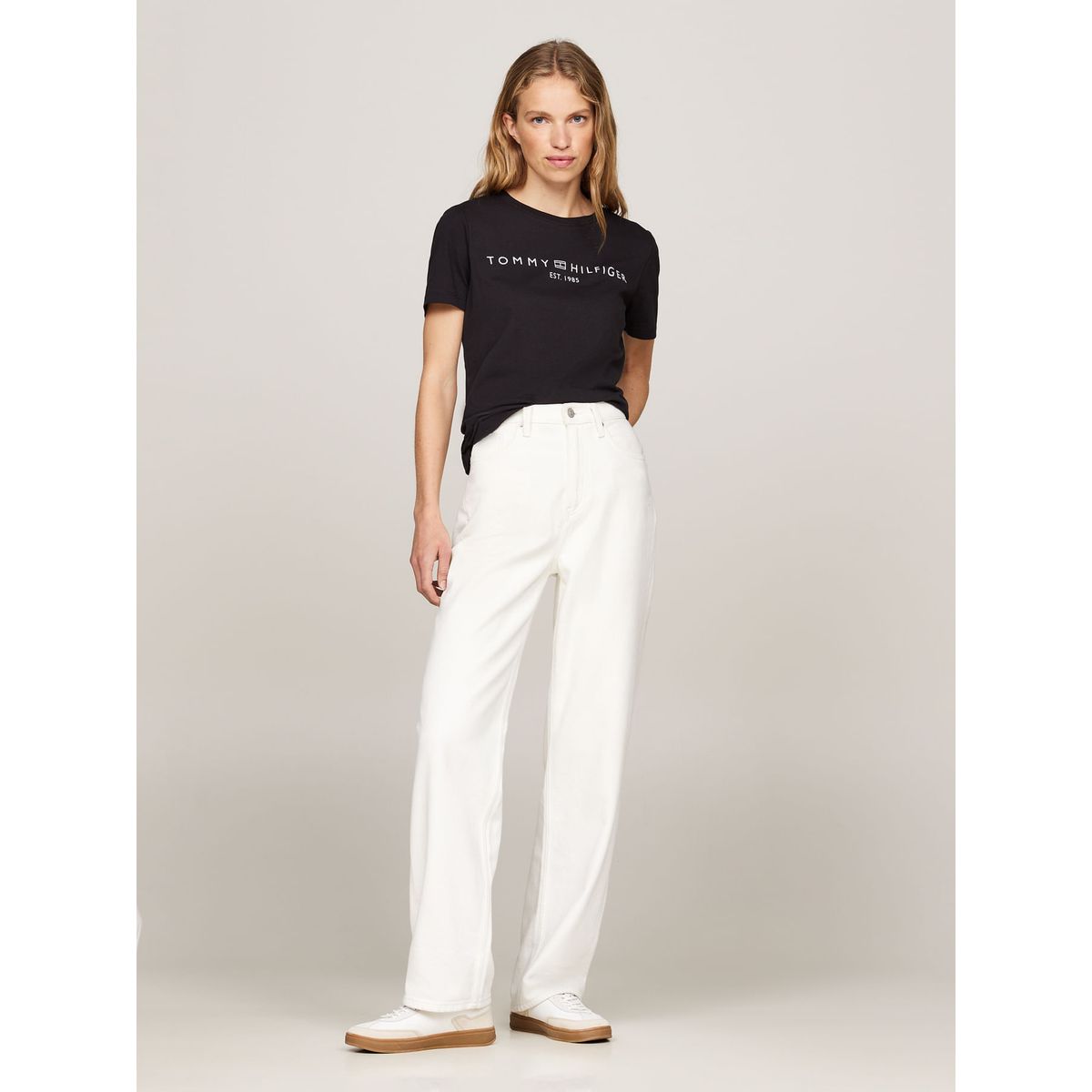 TOMMY HILFIGER - CAMISETA REG CORP LOGO C-NK SS