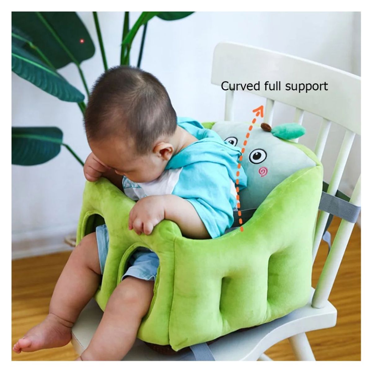 GENERICO - Asiento Acolchonado Para Bebe De Manzana Verde
