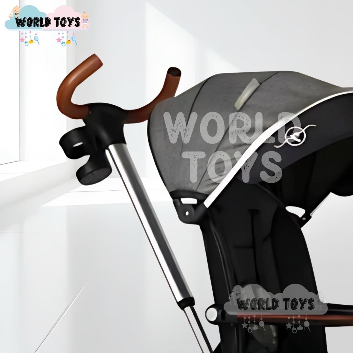 BABY - Triciclo Guiador Giratorio «HARDIN» con Bluetooth Gray