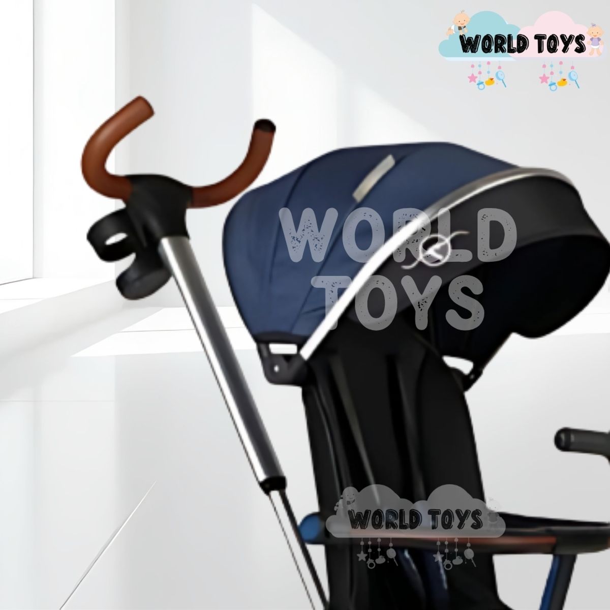 Baby - Triciclo Guiador Giratorio «HARDIN» con Bluetooth Blue
