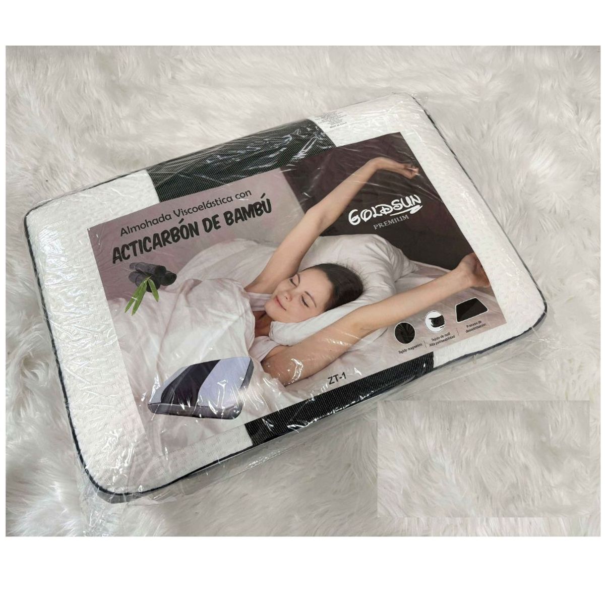 GENERICO - ALMOHADA VISCOELÁSTICA BAMBÚ GOLDSUN