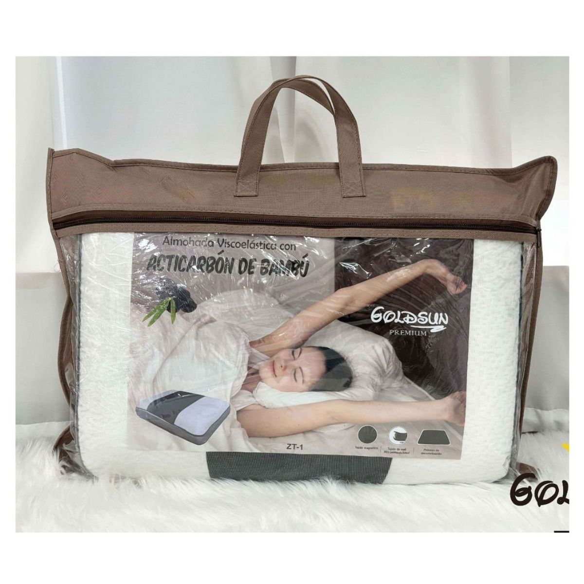 GENERICO - ALMOHADA VISCOELÁSTICA BAMBÚ GOLDSUN