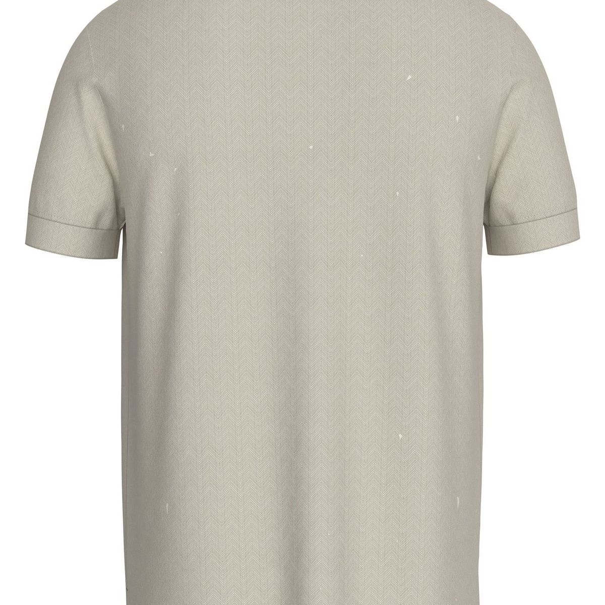 TOMMY HILFIGER - POLO M/C TWO TONE JACQUARD REG POLO