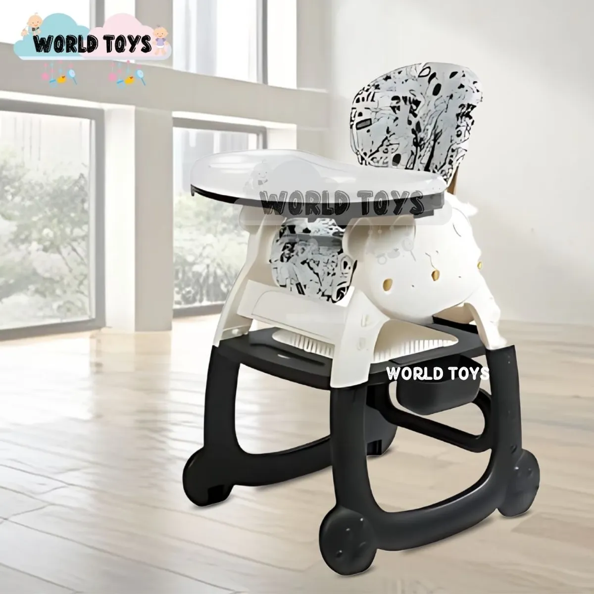 BABY - Silla de Comer de Lujo «ARTTIE» Edición Limitada Black