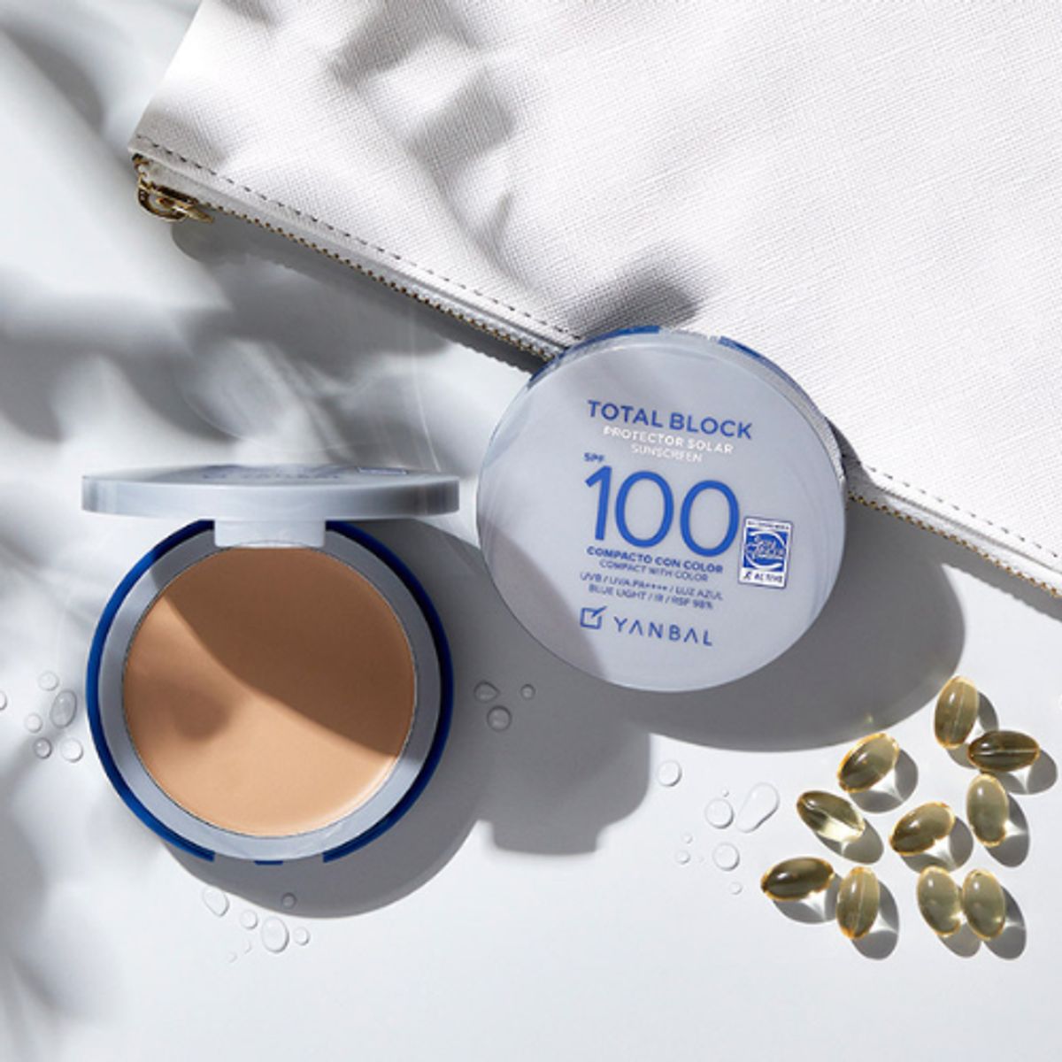 YANBAL - Total block compacto Beige Claro SPF100