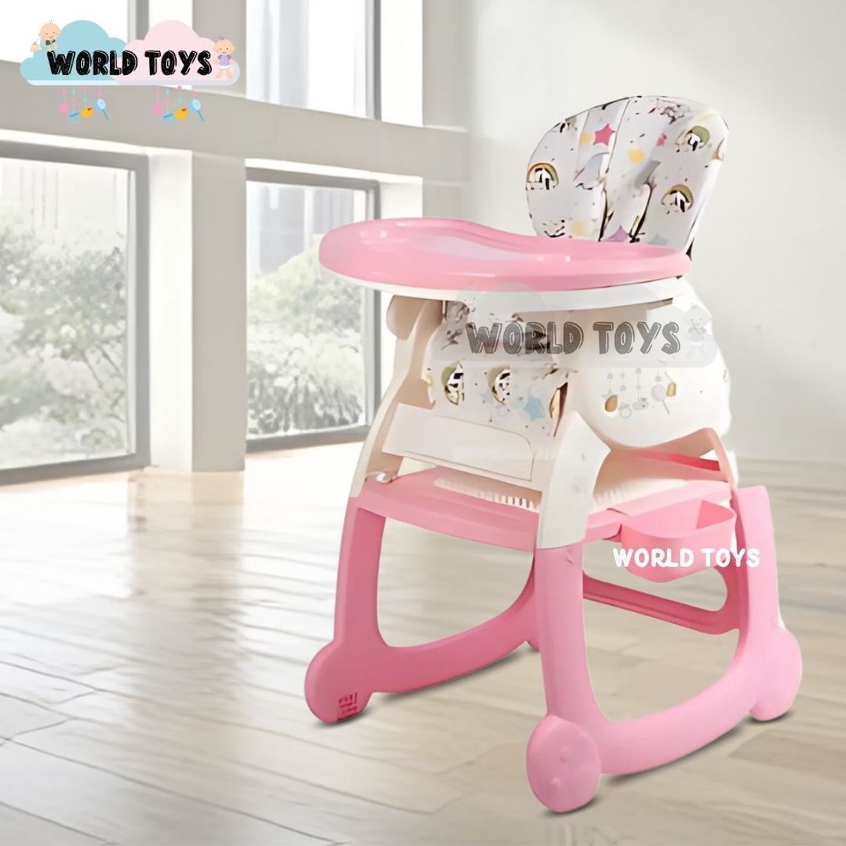 BABY - Silla de Comer de Lujo «ARTTIE» Edición Limitada Pink