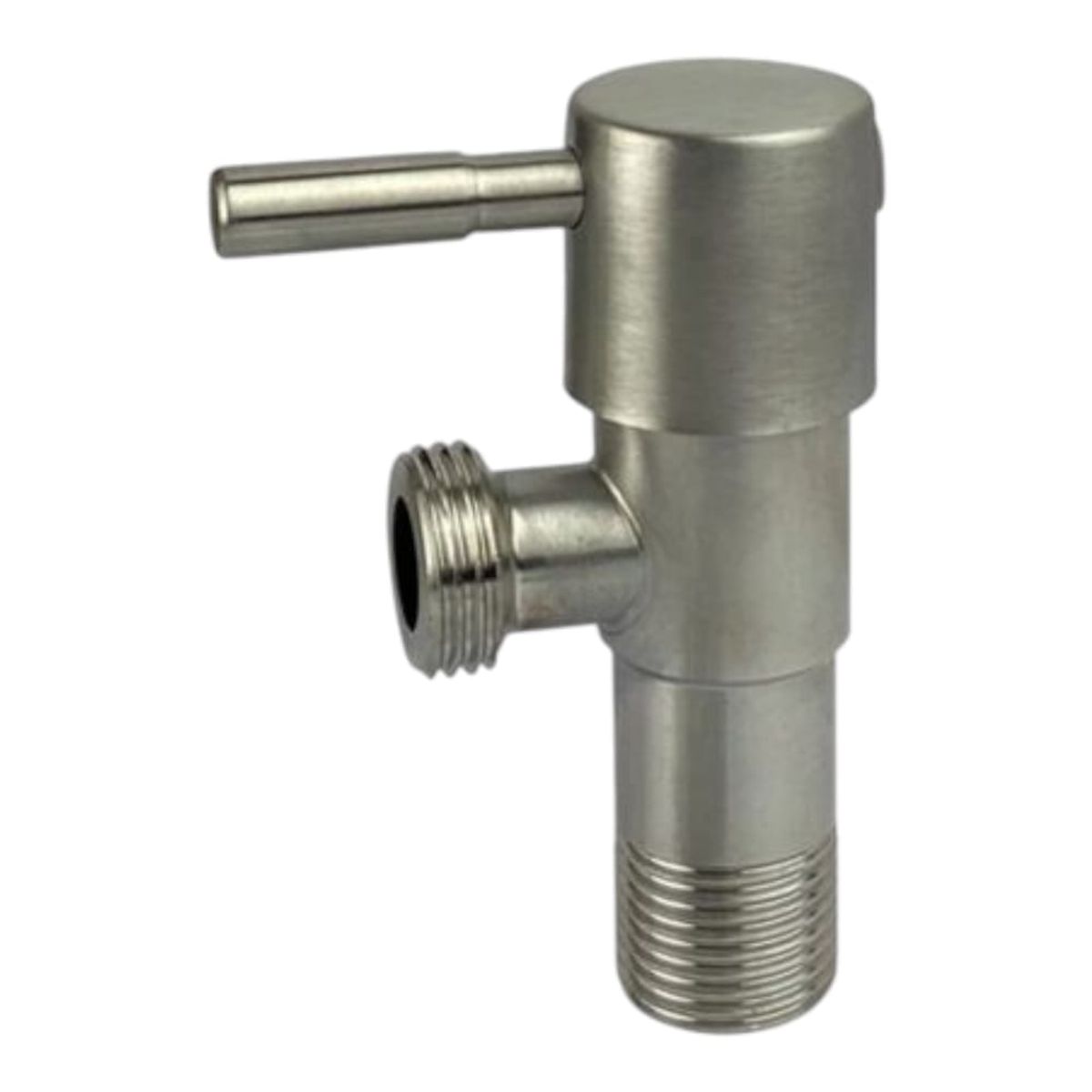 APACHE - Válvula Angular Satinado para conectar bidé o tubo de abasto inodoro