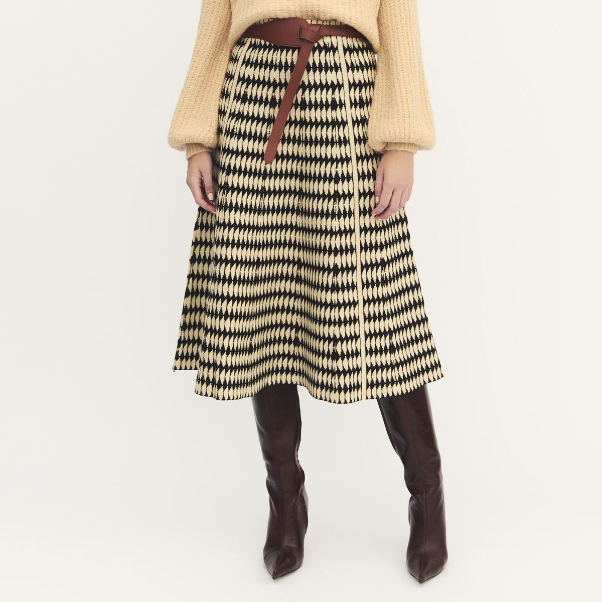 CAMILA VIALI - Camila Viali Falda Janeliv PerlaNegro