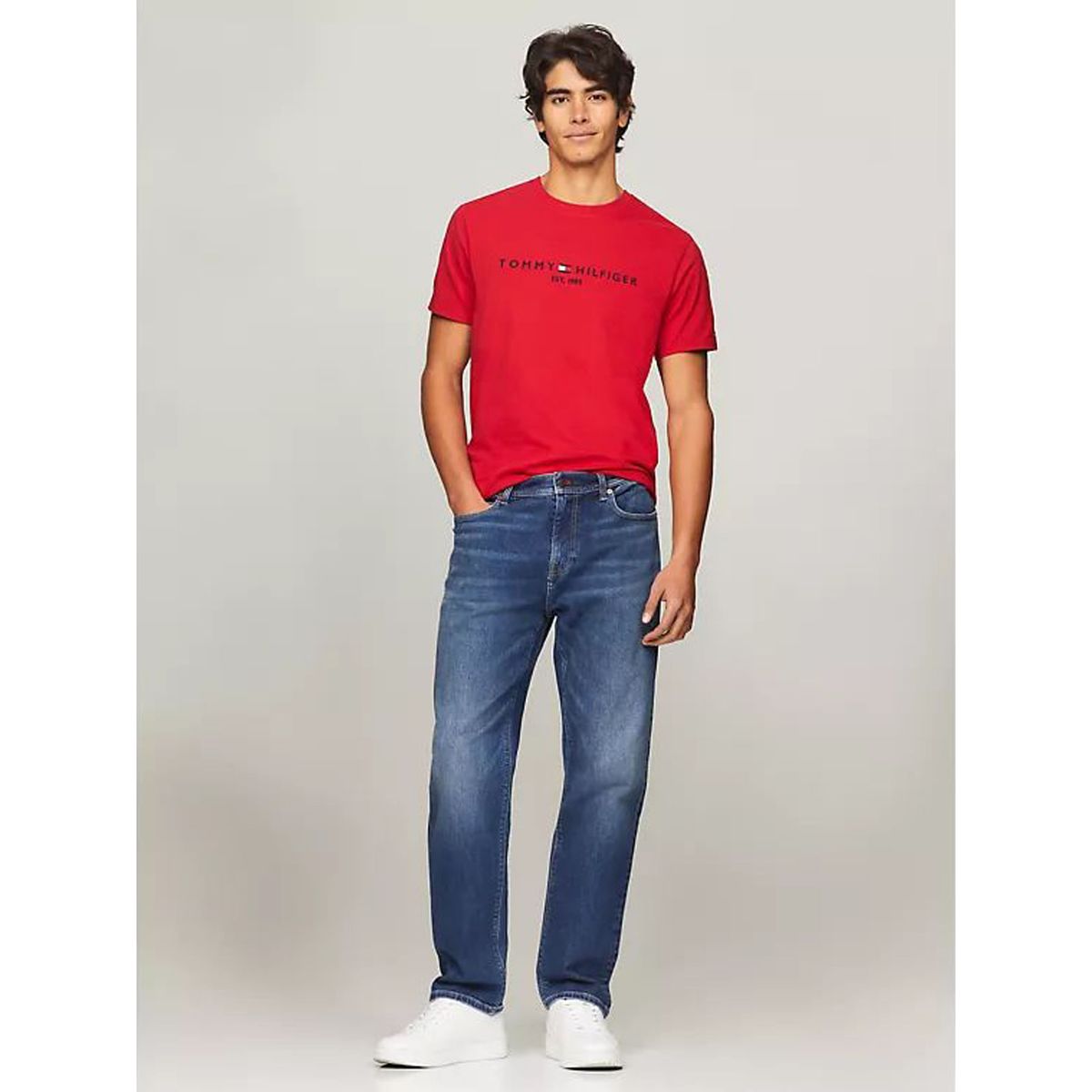 TOMMY HILFIGER - JEAN M CORE RLXD STRGHT DK WASH