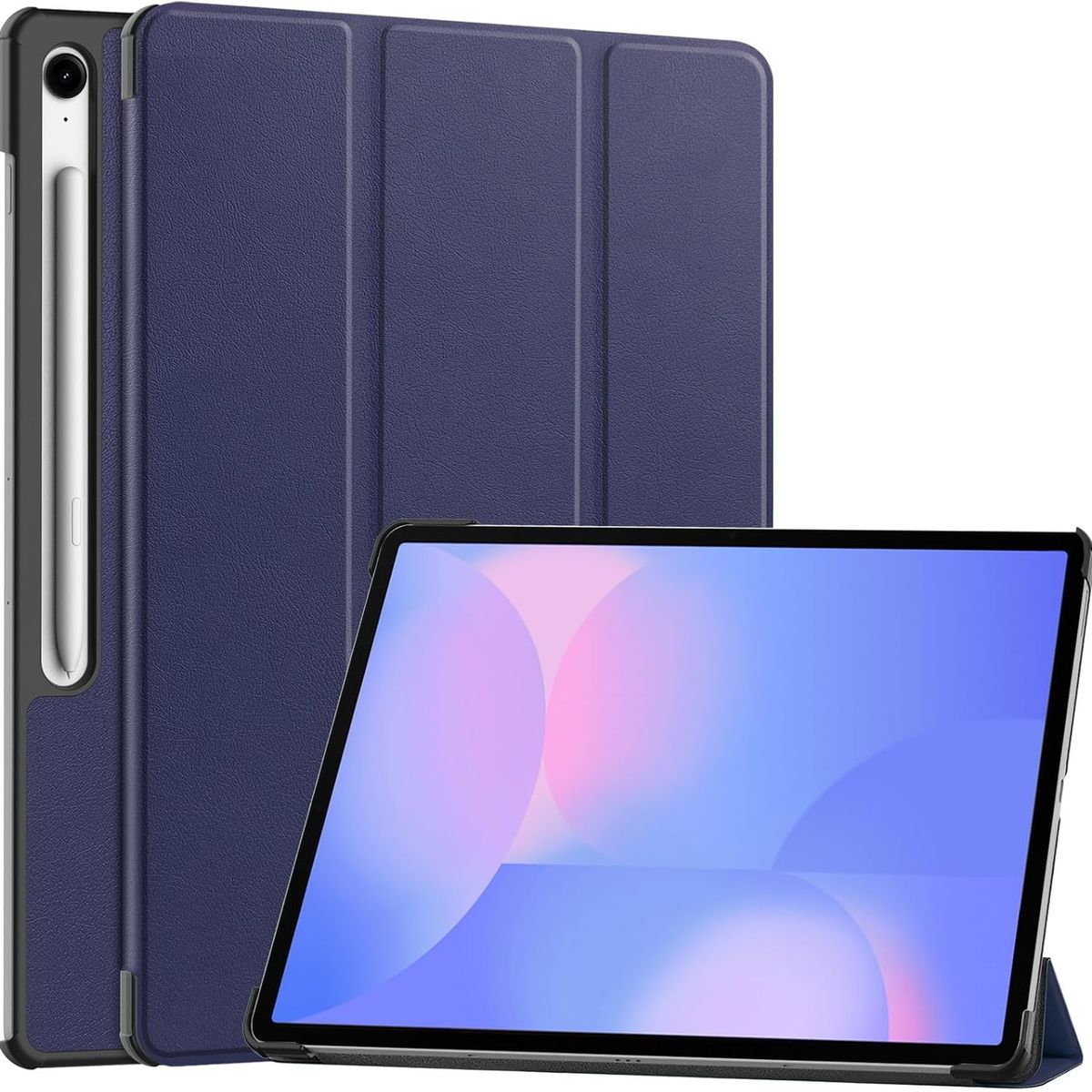 FUNDAANTIGOLPES - Funda Bookcover para Tablet SAMSUNG S10 FE+ 13.1 Azul