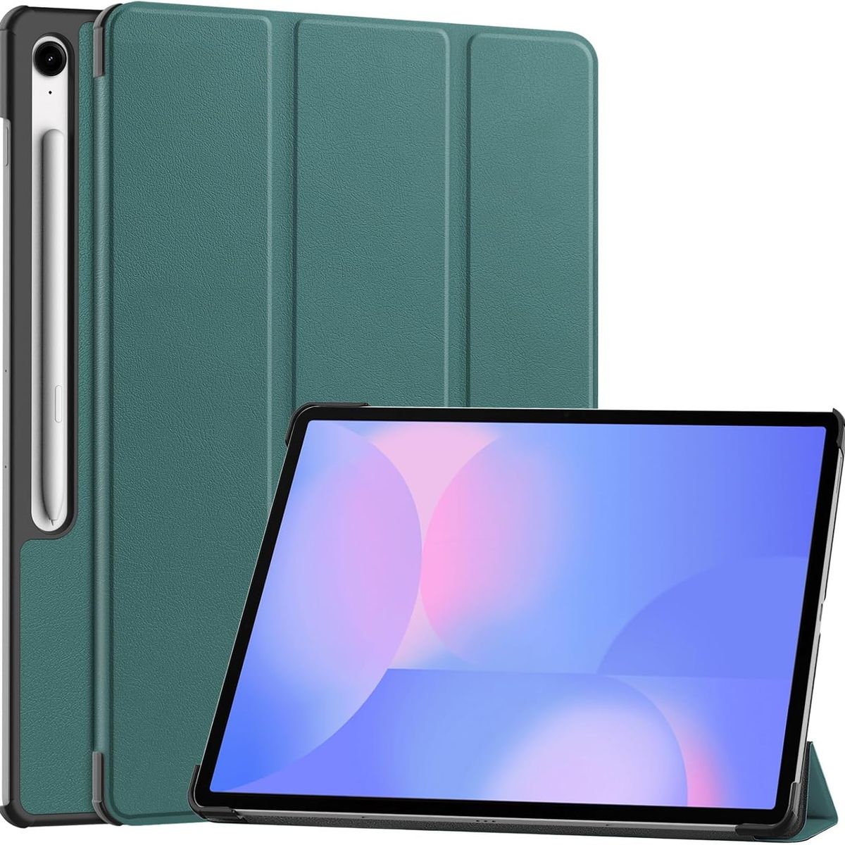 FUNDAANTIGOLPES - Funda Bookcover para Tablet SAMSUNG S10 FE+ 13.1 Verde