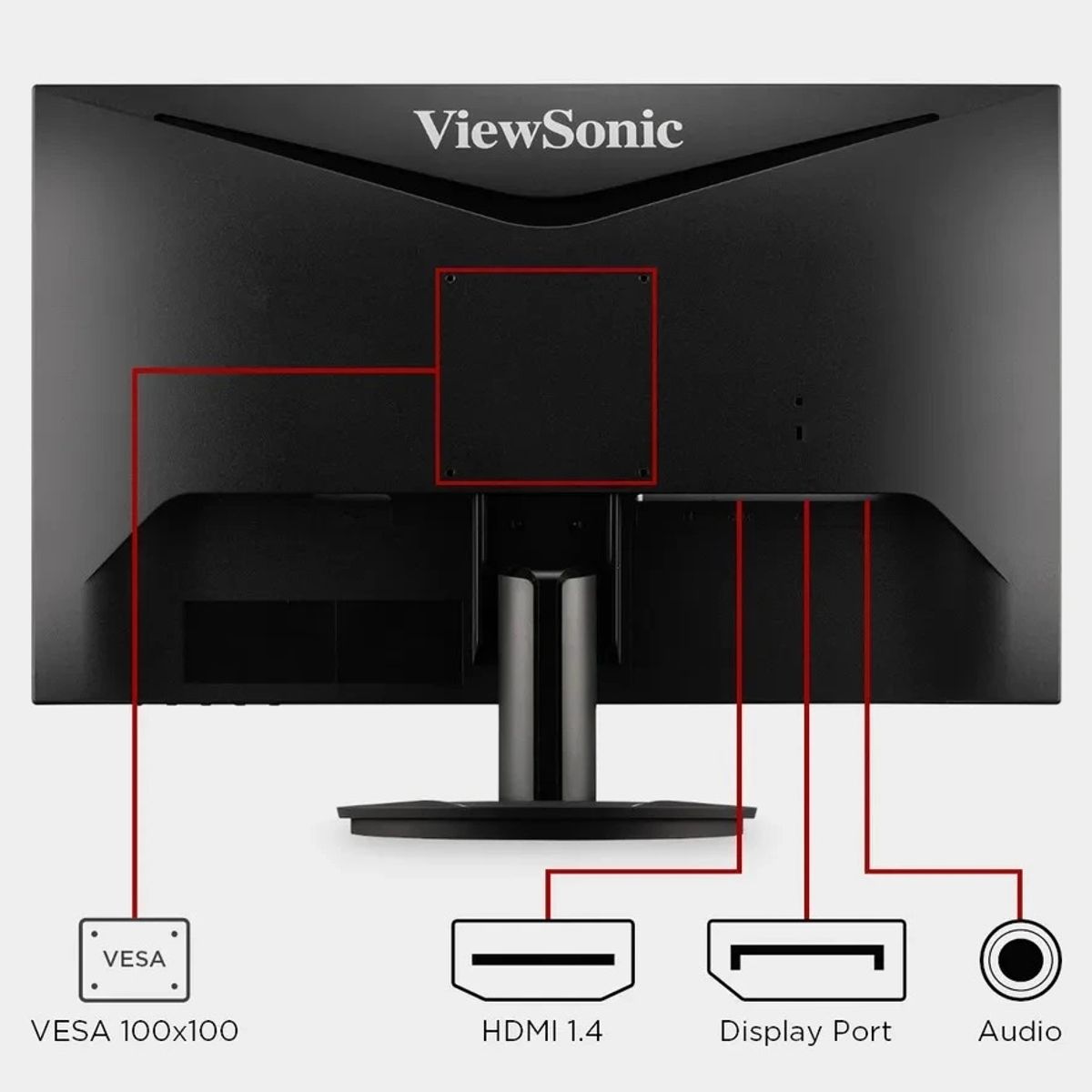 VIEWSONIC - Monitor ViewSonic Gaming 27″ 1080p 1ms 100Hz IPS FreeSync - VX2716