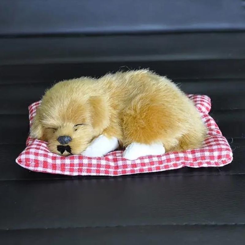 GENERICO - Peluche de perrito durmiendo