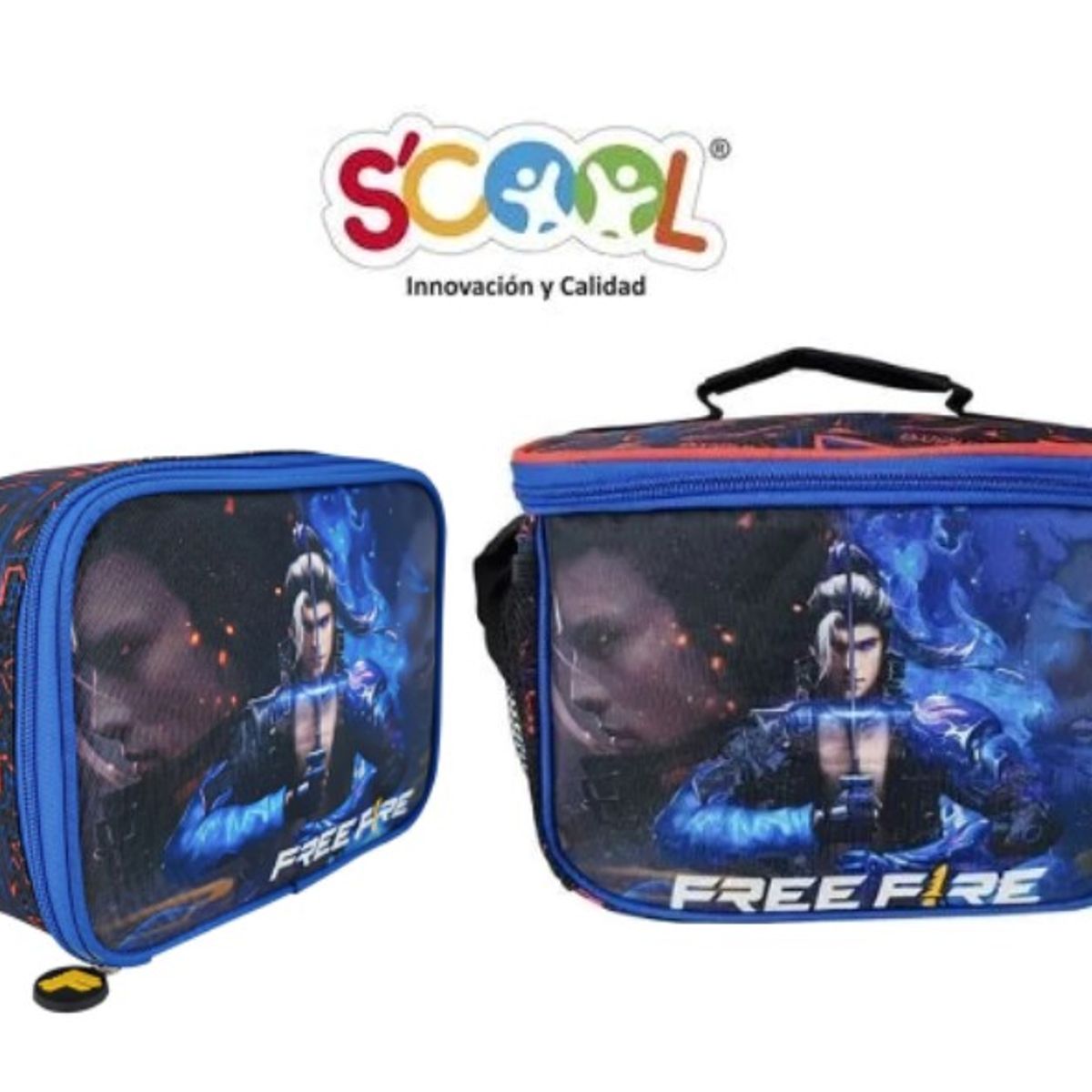SCOOL - LONCHERA Y CARTUCHERA SCOOL MAGIC FREE FIRE