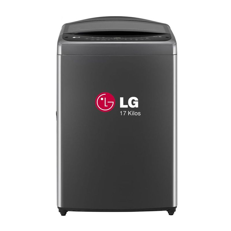LG - Lavadora LG 17K Carga Superior AI DD Inteligencia Artificial WT17BV6T Negro Claro