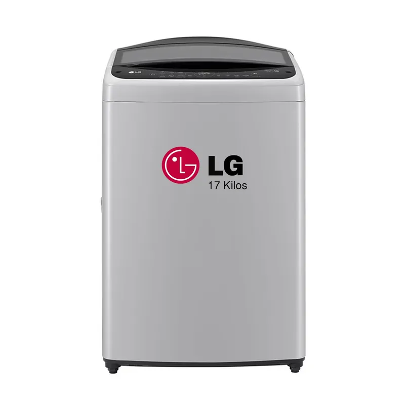 LG - Lavadora LG de 17 kg Carga Superior AI DD con 6 Motion WT17DV6T Gris
