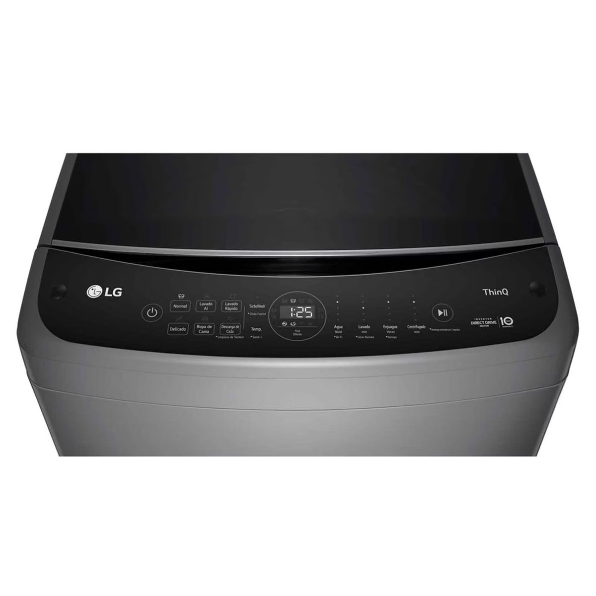 LG - Lavadora LG 21 kg Carga Superior AI DD 6 Motion WT21VV6 Plateado