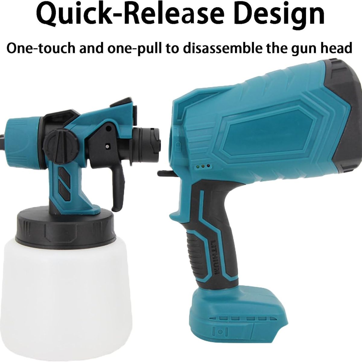 OEM - Pistola de Pintura Recargable 21V con Flujo Ajustable
