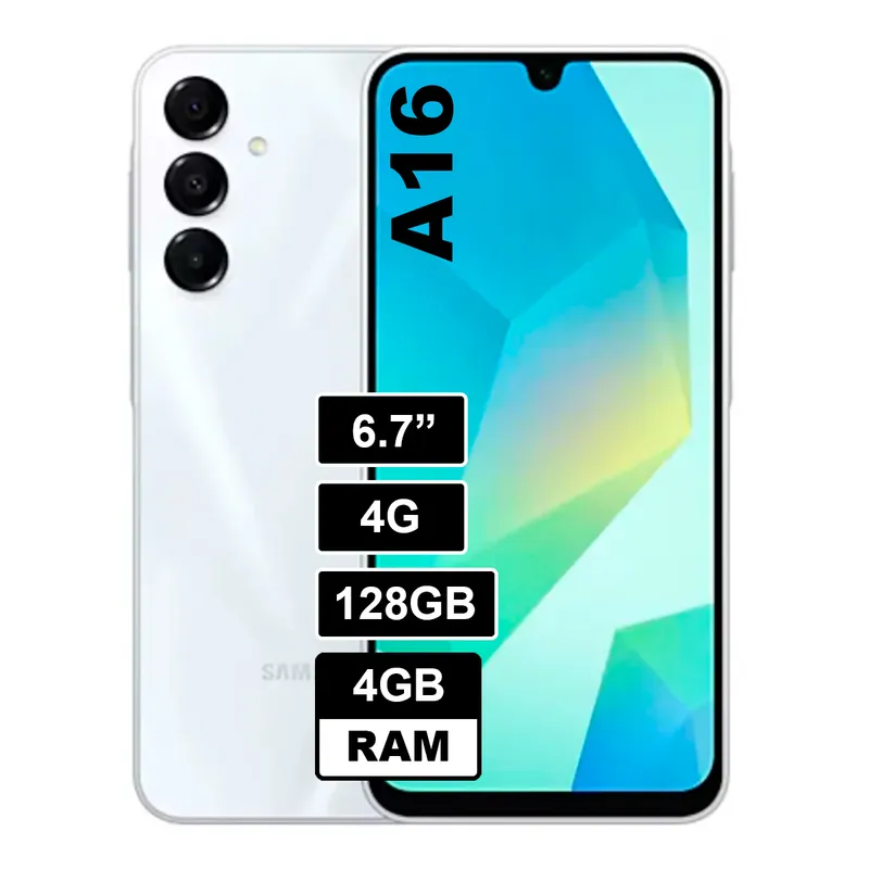 SAMSUNG - CELULAR SAMSUNG GALAXY A16 4GB RAM 128GB GRIS