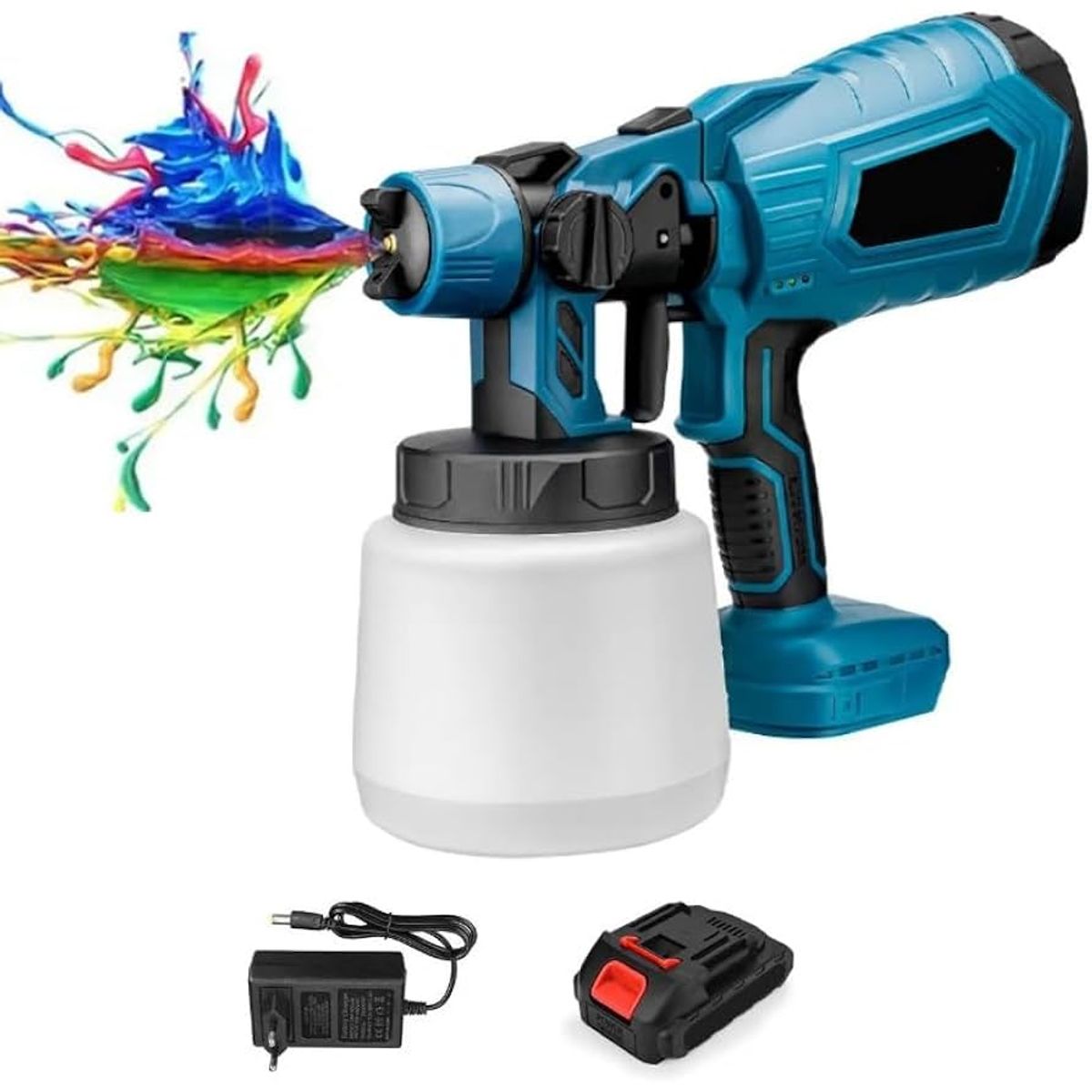 OEM - Pistola de Pintar 21V Sin Cable para Paredes Muebles y Más