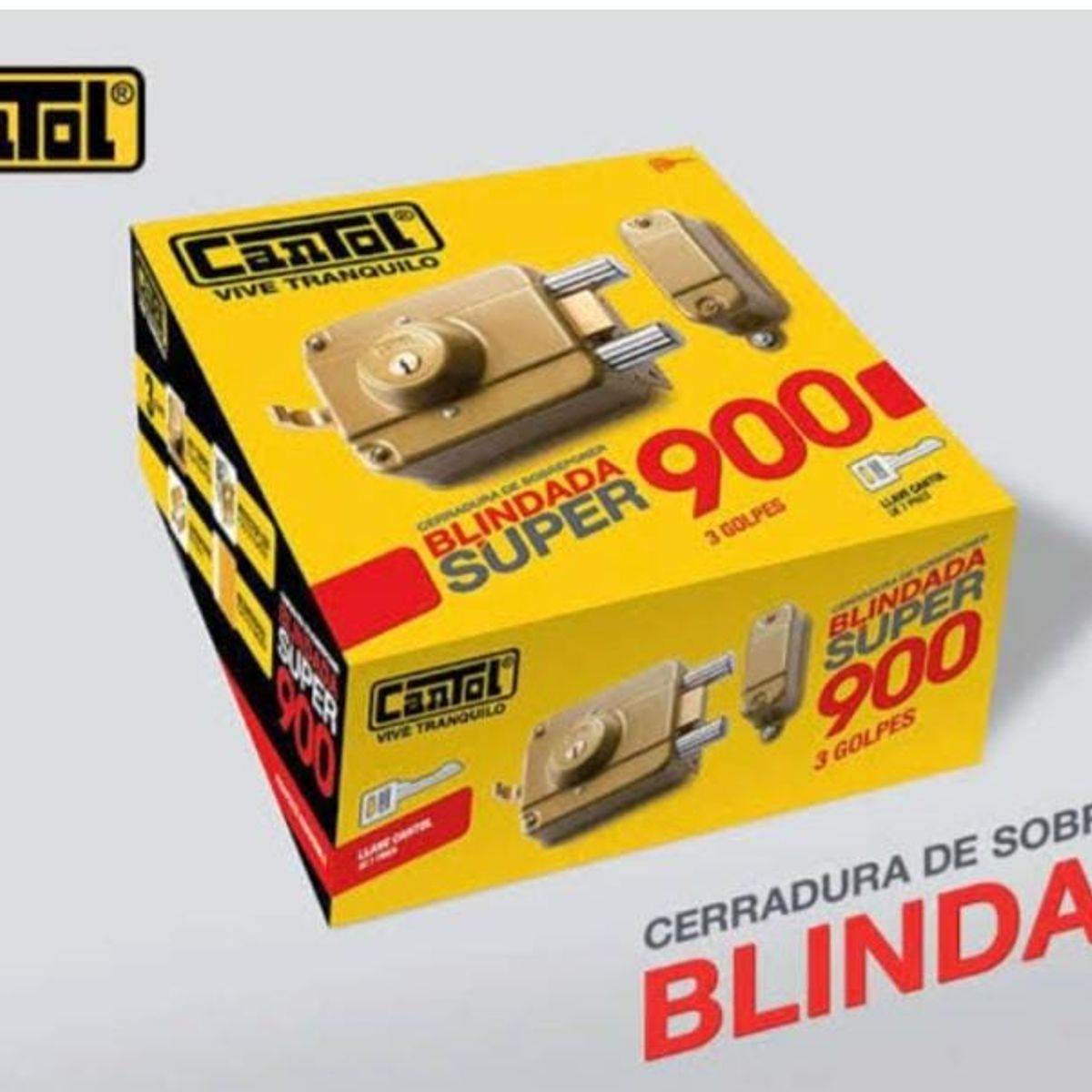 CANTOL - Cerradura Blindada SUPER 900 CANTOL