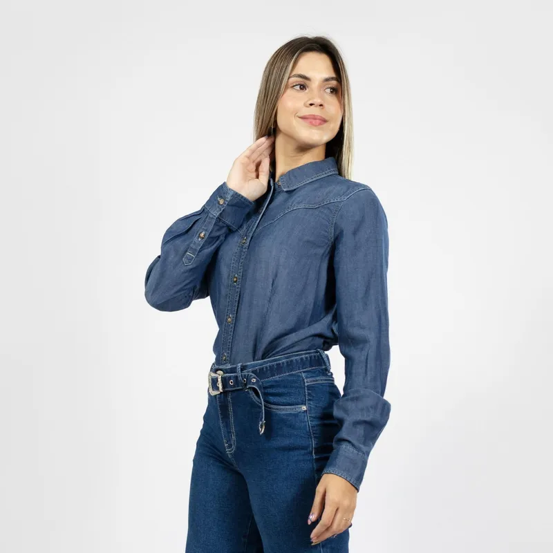 PARADA 111 - BLUSA DENIM MUJER PARADA111 ARLETTE
