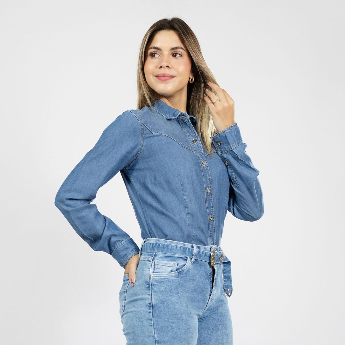 PARADA 111 - BLUSA DENIM MUJER PARADA111 ARLETTE