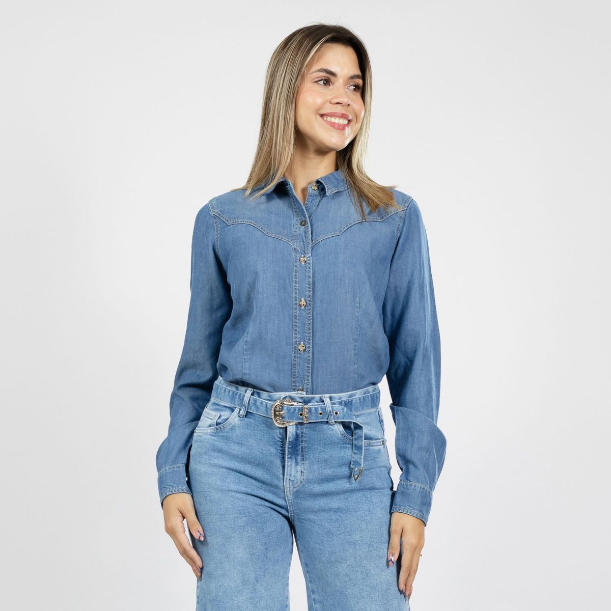 PARADA 111 - BLUSA DENIM MUJER PARADA111 ARLETTE