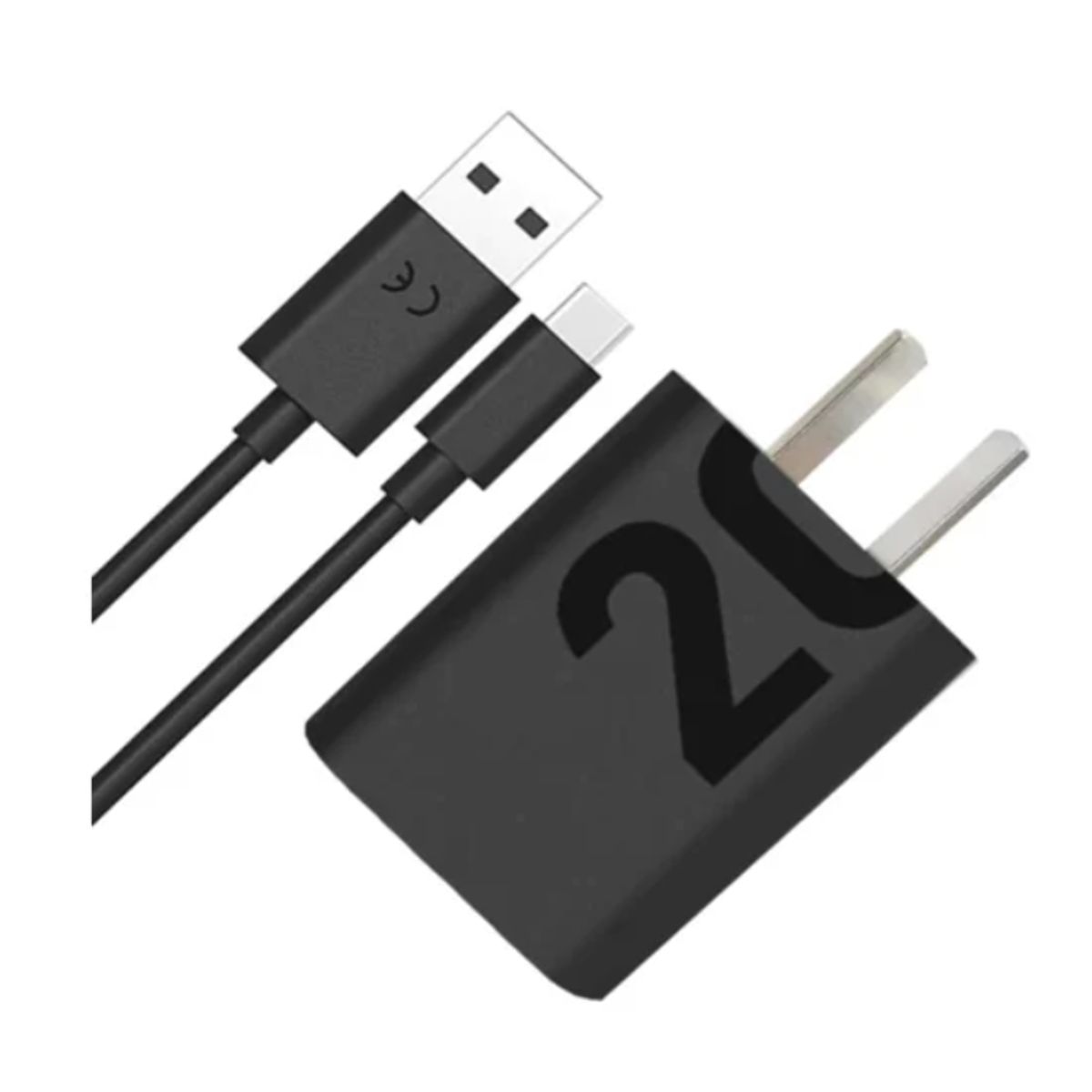 MOTOROLA - Cargador Motorola Turbo Power 20W - Negro