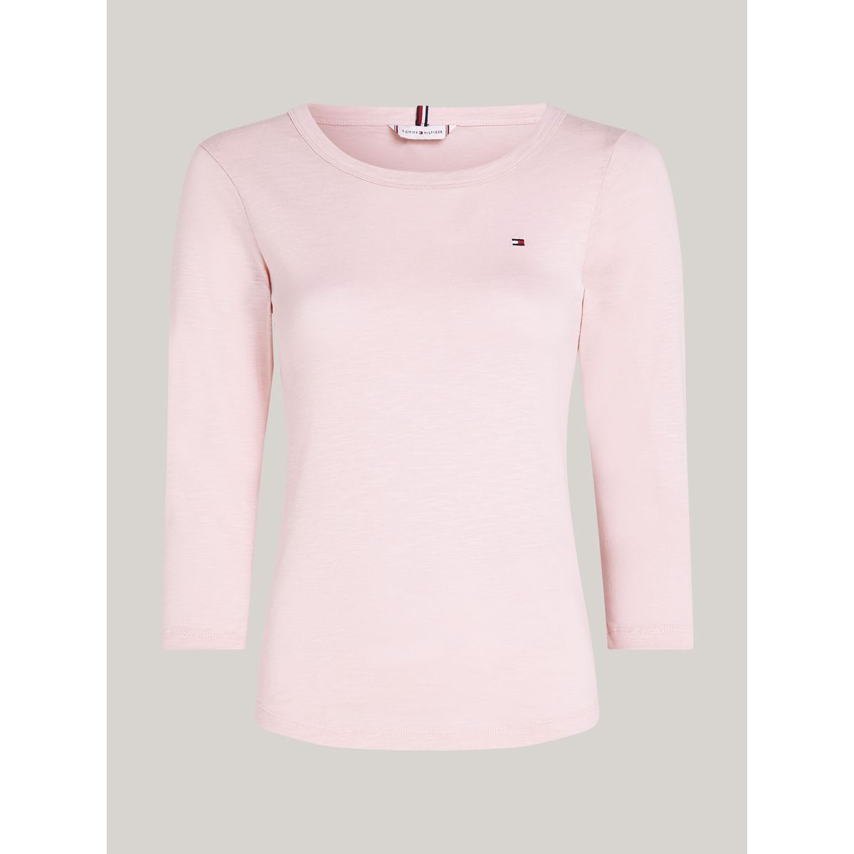 TOMMY HILFIGER - CAMISETA ML 1985 SLIM SLUB OPEN-NK 34 SLV TH