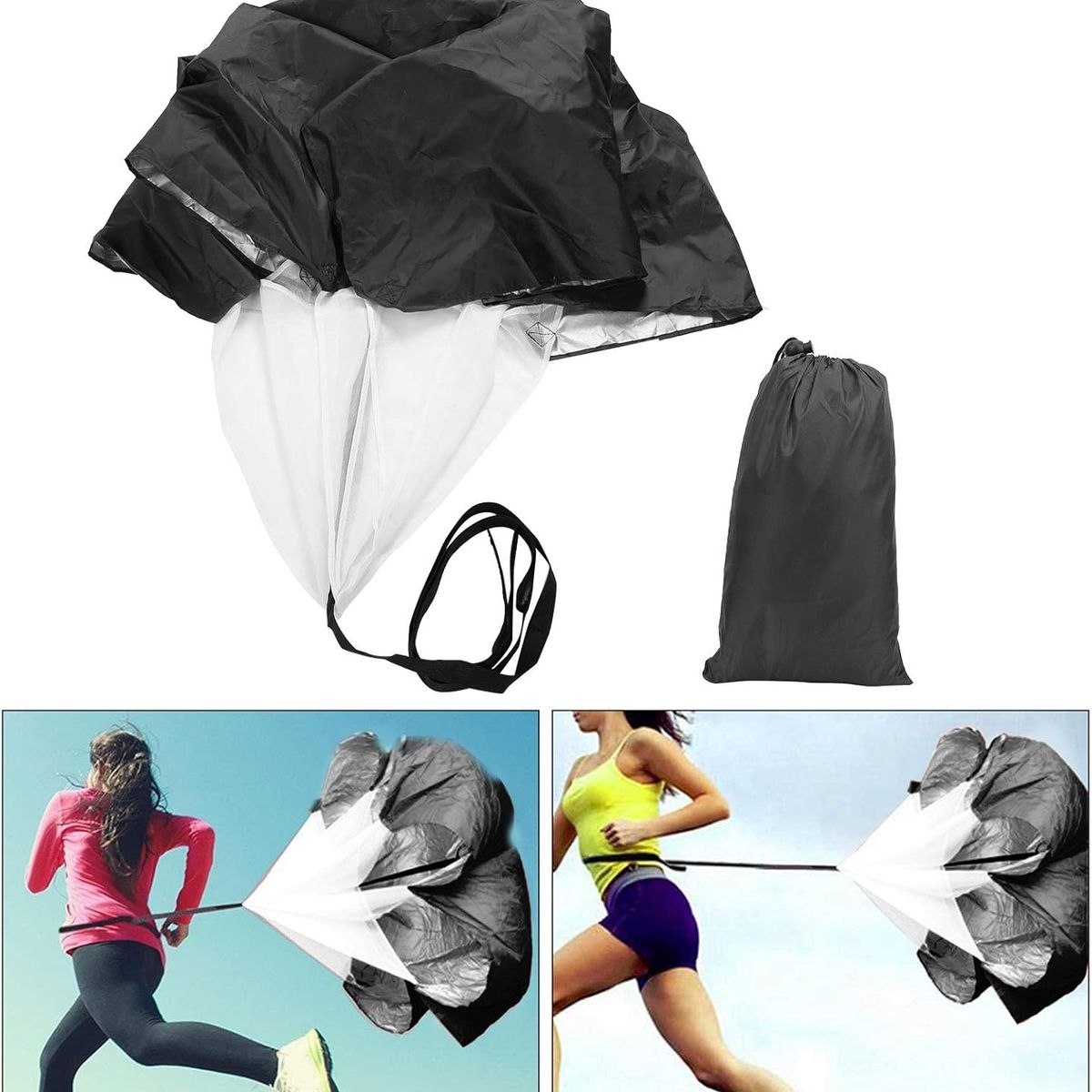 OEM - Paracaídas para Running Entrena Fuerza Aceleración Explosiva