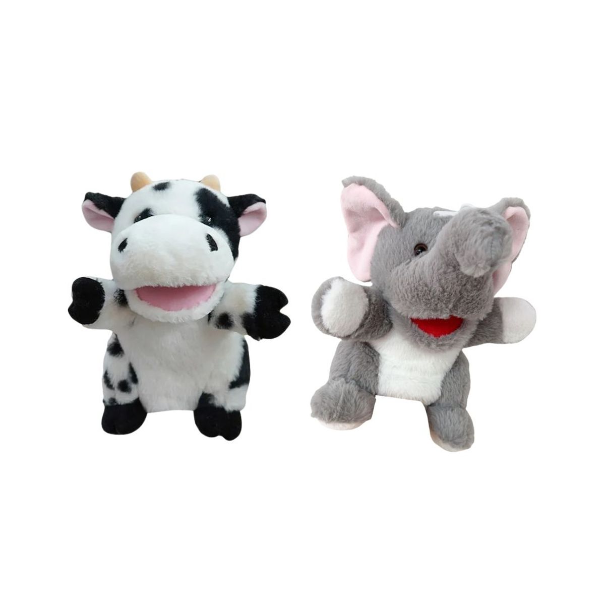 GENERICO - Pack de 2 Títeres de Peluche Animal del Bosque