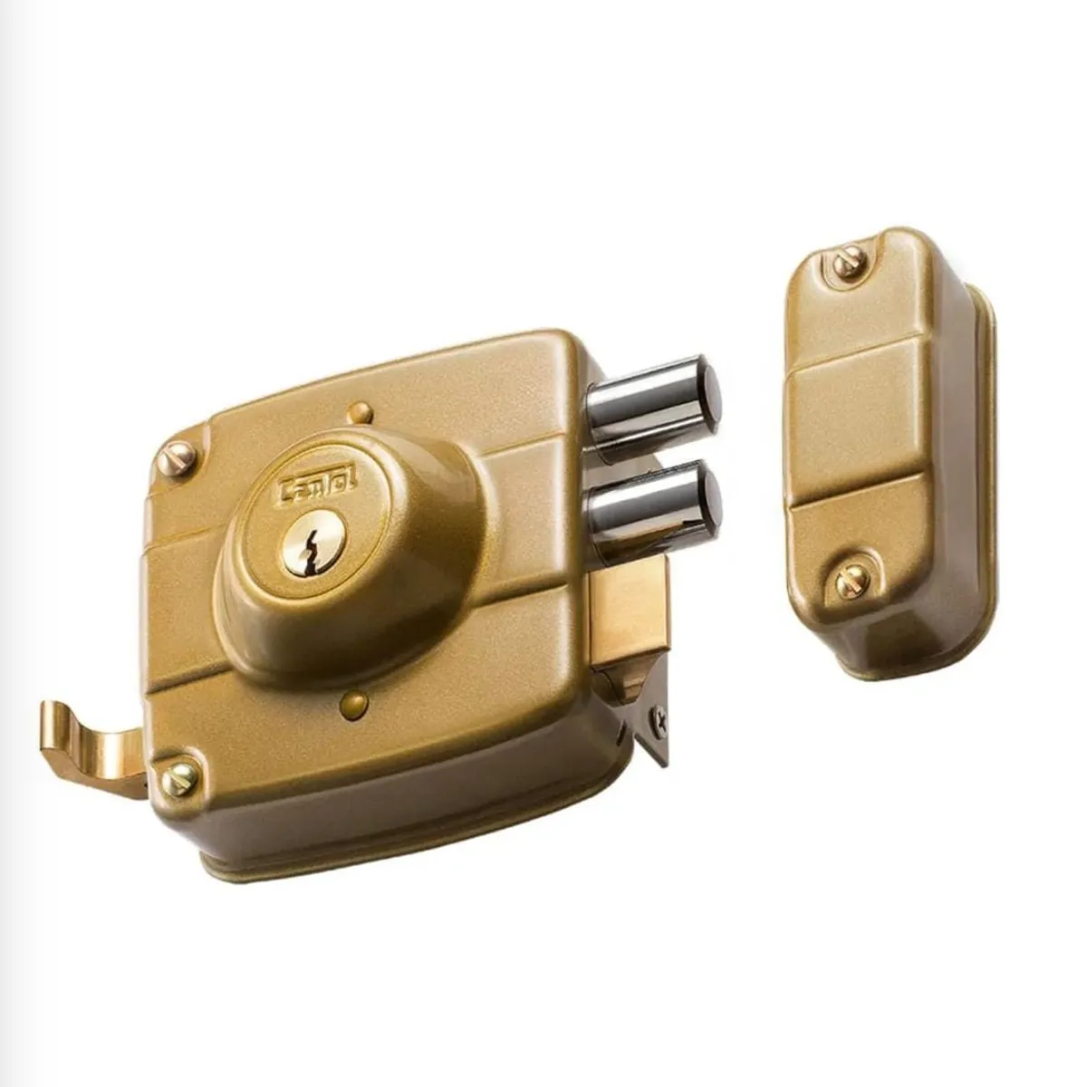 CANTOL - Cerradura de Sobreponer Compacta 120 Cantol 2 GOLPES