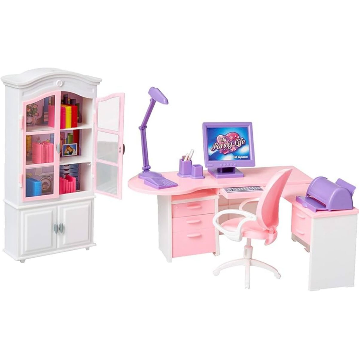 GENERICO - Set de Juego De Mueble Oficina Para Muñeca