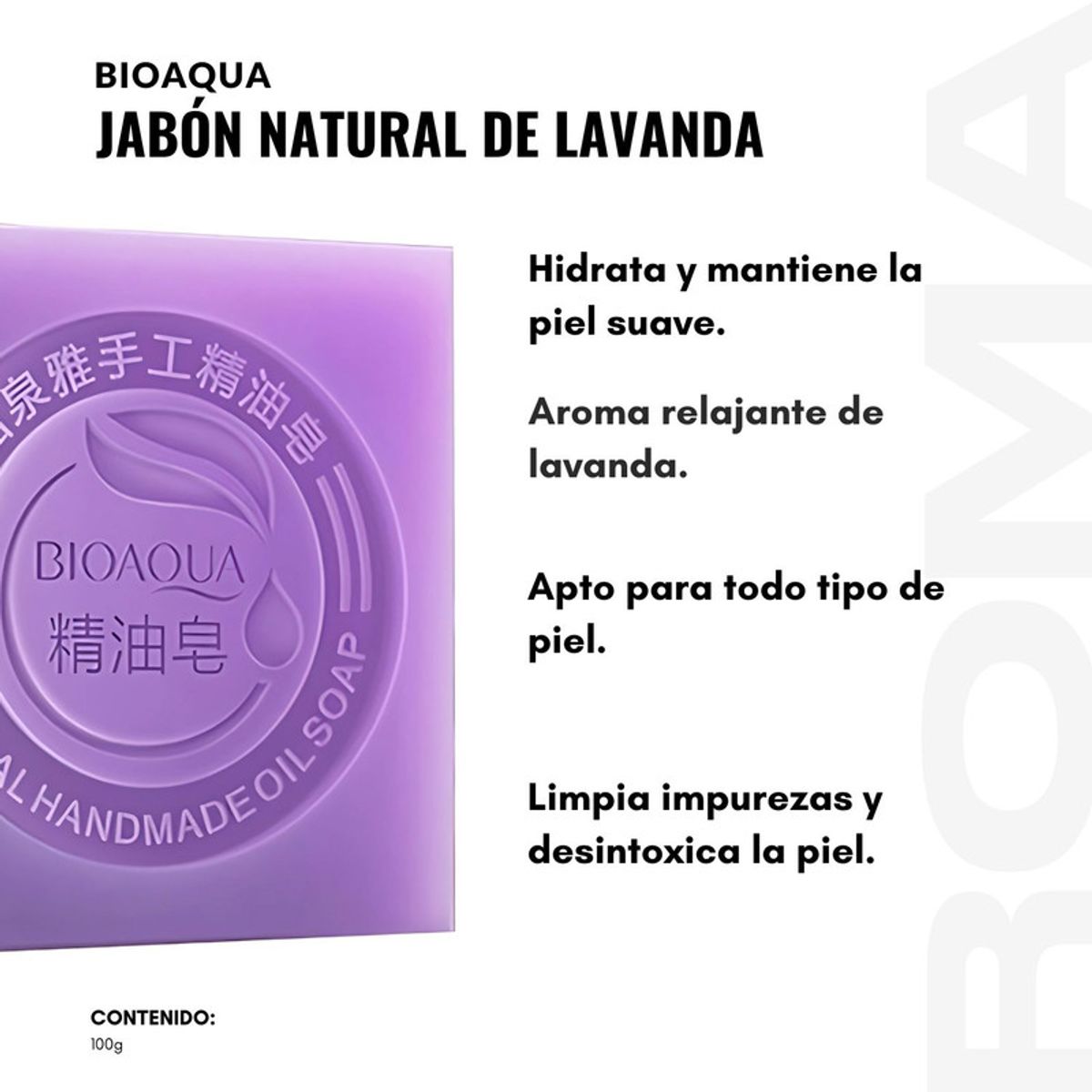 BIOAQUA - PACK 2 JABÓN DE LAVANDA BIOAQUA 200G