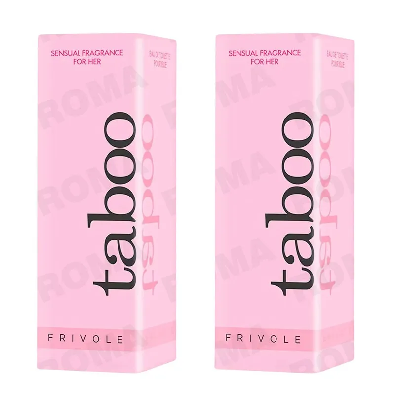 GENERICO - PACK 2 PERFUME ROSA CON FEROMONAS PARA MUJER TABOO 20ML